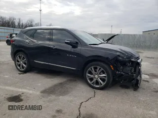 2020 Chevrolet Blazer Premier with VIN 3GNKBLRS3LS703167, listed as a Copart auction lot 86079694 with 41,740 mi miles and Salvage title. Bid and sale history available at DreamBid. Image 4.