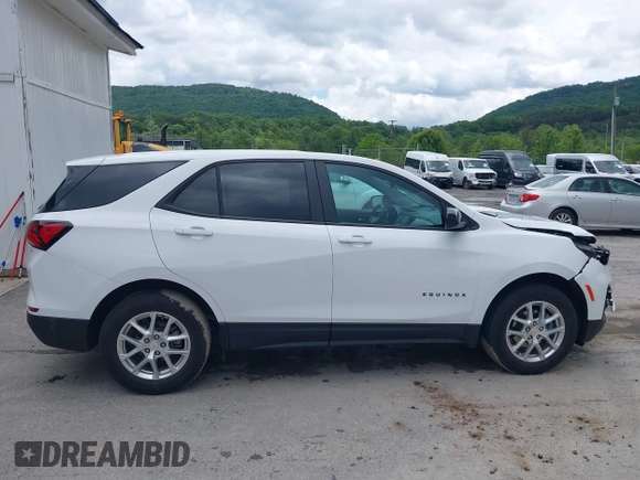 2023 Chevrolet Equinox LS z VIN 3GNAXHEG2PL258285, wystawiony jako IAAI lot #42341418 z przebiegiem 5 360 mil mil oraz . Historia ofert i sprzedaży dostępna na DreamBid. Obrazek 13.