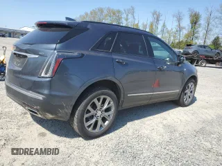 2021 Cadillac XT5 AWD Sport with VIN 1GYKNGRS3MZ176043, listed as a Copart auction lot 49822445 with 44,347 mi miles and Salvage title. Bid and sale history available at DreamBid. Image 3.