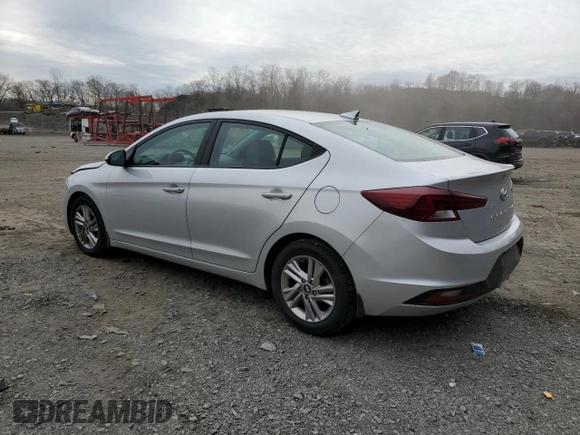 2020 Hyundai Elantra SEL with VIN 5NPD84LF0LH530607, listed as a Copart auction lot 52287195 with 60,401 mi miles and Salvage Title. Bid and sale history available at DreamBid. Image 2.