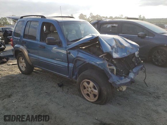 2003 Jeep Liberty Limited with VIN 1J4GK58K53W658792, listed as a Copart auction lot 55672325 with 224,489 mi miles and Salvage title. Bid and sale history available at DreamBid. Image 4.