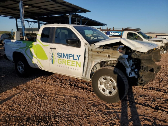 2022 Nissan Frontier S with VIN 1N6ED1CL1NN651831, listed as a Copart auction lot 56351385 with 58,468 mi miles and Salvage title. Bid and sale history available at DreamBid. Image 4.