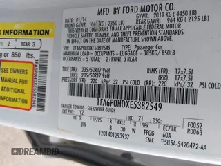 2014 Ford Fusion SE with VIN 1FA6P0HDXE5382549, listed as a IAAI auction lot 41878304 with 232,000 mi miles. Bid and sale history available at carsss.com. Image 9.