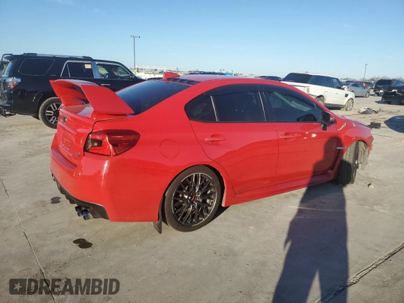 2015 Subaru WRX STI with VIN JF1VA2P62F9823094, listed as a Copart auction lot 43390715 with 127,043 mi miles and Salvage Title. Bid and sale history available at DreamBid. Image 3.