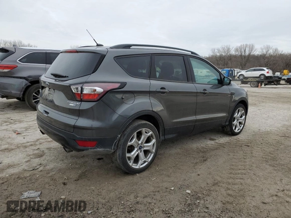 2017 Ford Escape Titanium with VIN 1FMCU9J99HUB79870, listed as a Copart auction lot 47469655 with 58,683 mi miles and Salvage Title. Bid and sale history available at carsss.com. Image 3.