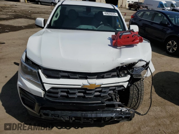2021 Chevrolet Colorado 4WD Work Truck with VIN 1GCHTBEA3M1141314, listed as a Copart auction lot 49829225 with 130,976 mi miles and Non Repairable. Bid and sale history available at carsss.com. Image 12.
