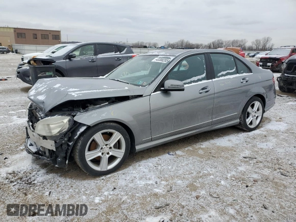 2011 Mercedes-Benz C-Class C 300 Sport with VIN WDDGF8BB9BR174048, listed as a Copart auction lot 43388285 with 146,366 mi miles and Salvage Title. Bid and sale history available at carsss.com. Image 1.