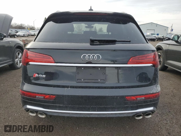 2024 Audi SQ5 Premium with VIN WA1A4AFY6R2086308, listed as a Copart auction lot 84033484 with 160 mi miles and Non Repairable. Bid and sale history available at carsss.com. Image 6.