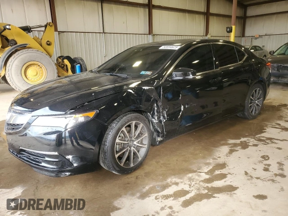 2015 Acura TLX V6 Tech with VIN 19UUB2F51FA006355, listed as a Copart auction lot 50694625 with 70,174 mi miles and Salvage Title. Bid and sale history available at carsss.com. Image 1.