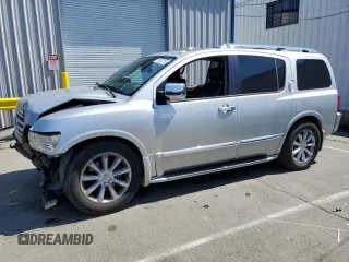 2010 Infiniti QX56 with VIN 5N3ZA0NC8AN900322, listed as a Copart auction lot 55832315 with 163,808 mi miles and Salvage title. Bid and sale history available at DreamBid. Image 1.