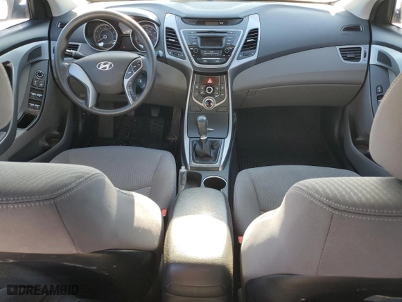 2016 Hyundai Elantra Value Edition with VIN KMHDH4AE3GU512359, listed as a Copart auction lot 88371415 with 0 mi miles and Salvage Title. Bid and sale history available at carsss.com. Image 8.