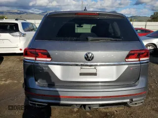 2021 Volkswagen Atlas SEL Premium R-Line with VIN 1V2FR2CA5MC536929, listed as a Copart auction lot 44397425 with 60,565 mi miles and Salvage title. Bid and sale history available at DreamBid. Image 6.