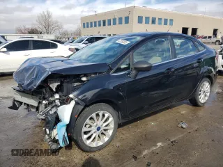 2017 Ford Fiesta Titanium with VIN 3FADP4CJ9HM139325, listed as a Copart auction lot 47852825 with 100,264 mi miles and Salvage Title. Bid and sale history available at carsss.com. Image 1.