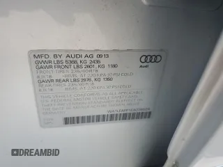2014 Audi Q5 Premium Plus with VIN WA1LFAFP1EA038824, listed as a Copart auction lot 52529125 with 120,233 mi miles and Clean Title. Bid and sale history available at carsss.com. Image 13.
