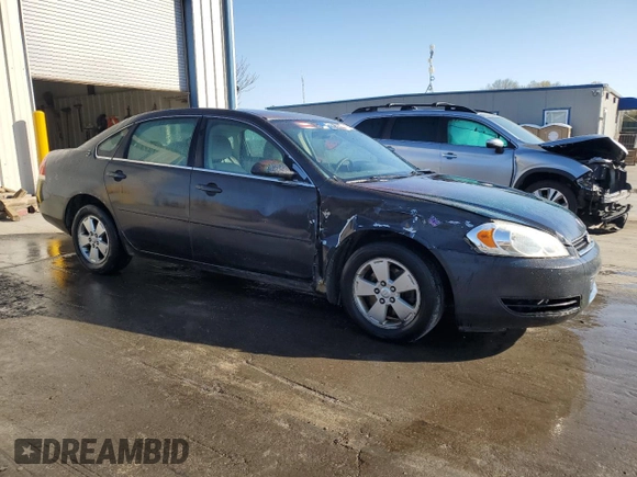 2008 Chevrolet Impala LT with VIN 2G1WT55NX89140652, listed as a Copart auction lot 54522965 with 160,322 mi miles and Salvage Title. Bid and sale history available at DreamBid. Image 4.