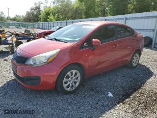 2015 Kia Rio LX with VIN KNADM4A39F6466230, listed as a Copart auction lot 49246965 with 133,331 mi miles and Salvage Title. Bid and sale history available at carsss.com. Image 1.