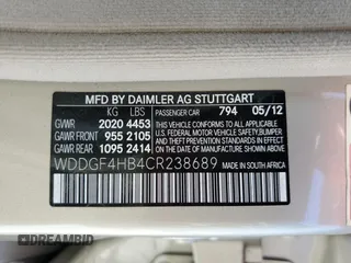 2012 Mercedes-Benz C-Class C 250 Sport with VIN WDDGF4HB4CR238689, listed as a Copart auction lot 54550575 with 45,226 mi miles and Salvage Title. Bid and sale history available at carsss.com. Image 13.