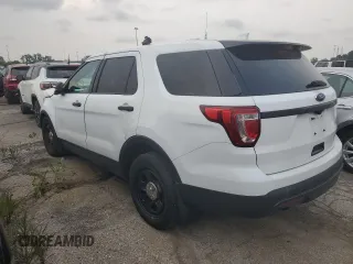2016 Ford Utility Police Interceptor with VIN 1FM5K8ARXGGC26877, listed as a Copart auction lot 64150904 with 215,019 mi miles and Salvage Title. Bid and sale history available at carsss.com. Image 2.