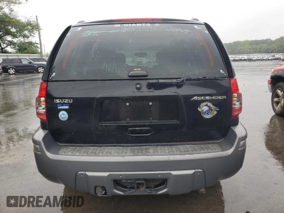 2006 Isuzu Ascender S с VIN 4NUDS13S062703615, выставлен на аукционе Copart как лот 57981165 с пробегом 104 464 миль миль и Списание • Salvage title. История ставок и продаж доступна на DreamBid. Изображение 6.