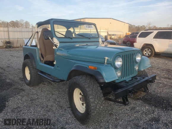 1980 Jeep CJ z VIN J0D93EC050355, wystawiony jako Copart lot #81330414 z przebiegiem 129 mil mil oraz Czysty tytuł • Clean title. Historia ofert i sprzedaży dostępna na DreamBid. Obrazek 4.
