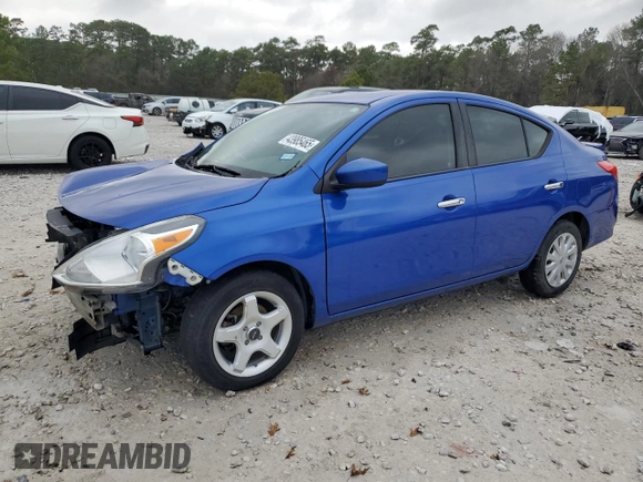 2015 Nissan Versa S Plus with VIN 3N1CN7AP2FL882399, listed as a Copart auction lot 43985465 with 123,709 mi miles and Salvage Title. Bid and sale history available at DreamBid. Image 1.