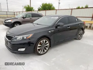 2015 Kia Optima SX Turbo with VIN 5XXGR4A6XFG473975, listed as a Copart auction lot 58936415 with Not provided miles and Salvage title. Bid and sale history available at DreamBid. Image 1.