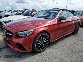 2021 Mercedes-Benz C 300 with VIN W1KWK8DB4MG068481, listed as a Copart auction lot 74023024 with Not Provided miles and Salvage Title. Bid and sale history available at DreamBid. Image 1.
