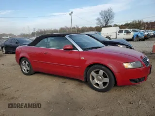 2005 Audi A4 1.8T with VIN WAUAC48H45K006082, listed as a Copart auction lot 81305624 with 105,693 mi miles and Salvage Title. Bid and sale history available at carsss.com. Image 4.