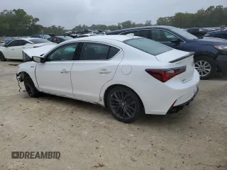 2022 Acura ILX Premium with VIN 19UDE2F87NA008546, listed as a Copart auction lot 49959585 with 20,626 mi miles and Non repairable. Bid and sale history available at DreamBid. Image 2.