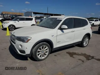 2017 BMW X3 sDrive28i with VIN 5UXWZ7C3XH0V89308, listed as a Copart auction lot 58942124 with 74,469 mi miles and Clean Title. Bid and sale history available at carsss.com. Image 1.