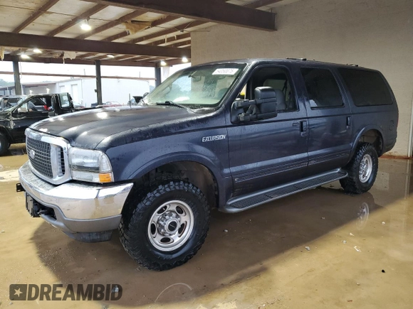 2000 Ford Excursion Limited with VIN 1FMNU43SXYEA13878, listed as a Copart auction lot 54050075 with 194,329 mi miles and Salvage title. Bid and sale history available at DreamBid. Image 1.