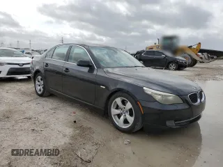 2008 BMW 5 Series 528i with VIN WBANU53558CT13194, listed as a Copart auction lot 51382785 with 178,266 mi miles and Salvage Title. Bid and sale history available at carsss.com. Image 4.