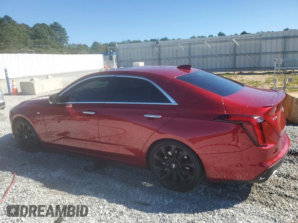 2024 Cadillac CT4 Premium Luxury z VIN 1G6DB5RK2R0100629, wystawiony jako Copart lot #76079204 z przebiegiem 23 279 mil mil oraz Czysty tytuł • Clean title. Historia ofert i sprzedaży dostępna na DreamBid. Obrazek 2.