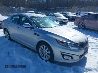 2014 Kia Optima EX z VIN 5XXGN4A77EG345521, wystawiony jako IAAI lot #41521088 z przebiegiem 206 651 mil mil oraz . Historia ofert i sprzedaży dostępna na DreamBid. Obrazek 1.