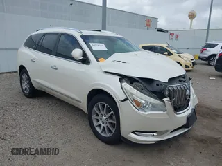 2015 Buick Enclave Leather with VIN 5GAKRBKDXFJ303317, listed as a IAAI auction lot 41948316 with 147,010 mi miles and . Bid and sale history available at carsss.com. Image 1.