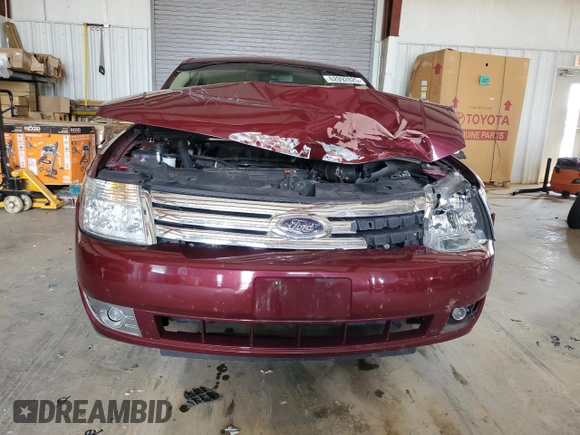 2008 Ford Taurus SEL with VIN 1FAHP24W38G146555, listed as a Copart auction lot 62092825 with 104,180 mi miles and Salvage title. Bid and sale history available at DreamBid. Image 5.