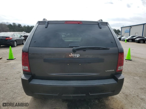 2005 Jeep Grand Cherokee Laredo with VIN 1J4GS48KX5C717611, listed as a Copart auction lot 45480695 with 191,063 mi miles and Clean Title. Bid and sale history available at carsss.com. Image 6.
