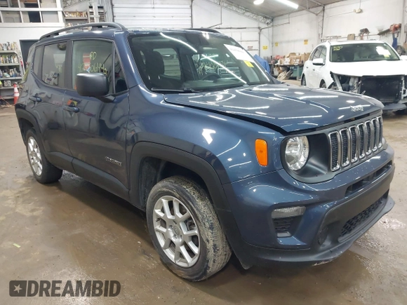2020 Jeep Renegade Sport with VIN ZACNJBAB4LPL05057, listed as a IAAI auction lot 42450644 with 30,008 mi miles and . Bid and sale history available at DreamBid. Image 1.