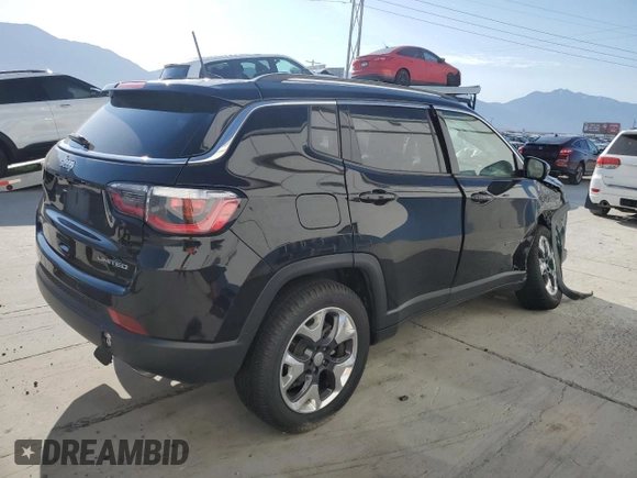 2018 Jeep Compass Limited with VIN 3C4NJDCB3JT341632, listed as a Copart auction lot 60915205 with Not provided miles and Salvage title. Bid and sale history available at DreamBid. Image 3.