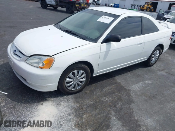 2003 Honda Civic LX with VIN 1HGEM22533L014882, listed as a IAAI auction lot 42043143 with 1 mi miles. Bid and sale history available at carsss.com. Image 6.