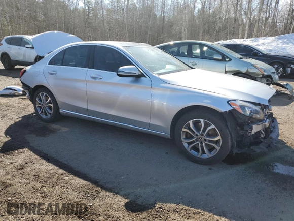 2018 Mercedes-Benz C 300 with VIN 55SWF4KB1JU269737, listed as a Copart auction lot 47123975 with 78,440 mi miles and Salvage Title. Bid and sale history available at DreamBid. Image 4.