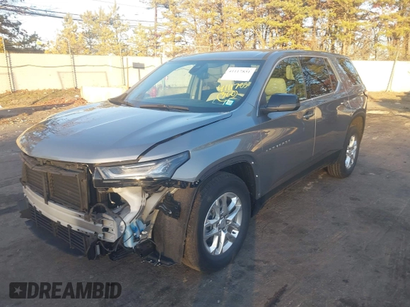 2023 Chevrolet Traverse LS with VIN 1GNEVFKW9PJ121827, listed as a IAAI auction lot 41117831 with 20,944 mi miles. Bid and sale history available at carsss.com. Image 18.