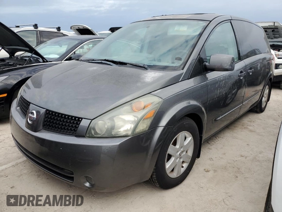 2004 Nissan Quest SE z VIN 5N1BV28U24N313293, wystawiony jako Copart lot #76638444 z przebiegiem Nie podano mil oraz Czysty tytuł • Clean title. Historia ofert i sprzedaży dostępna na DreamBid. Obrazek 1.