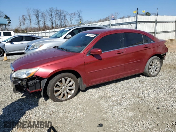 2012 Chrysler 200 Touring with VIN 1C3CCBBB3CN166801, listed as a Copart auction lot 46130995 with 86,045 mi miles and Salvage Title. Bid and sale history available at DreamBid. Image 1.
