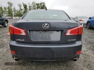 2010 Lexus IS 350 with VIN JTHBE5C2XA2017476, listed as a Copart auction lot 55047375 with 113,988 mi miles and Salvage Title. Bid and sale history available at DreamBid. Image 6.