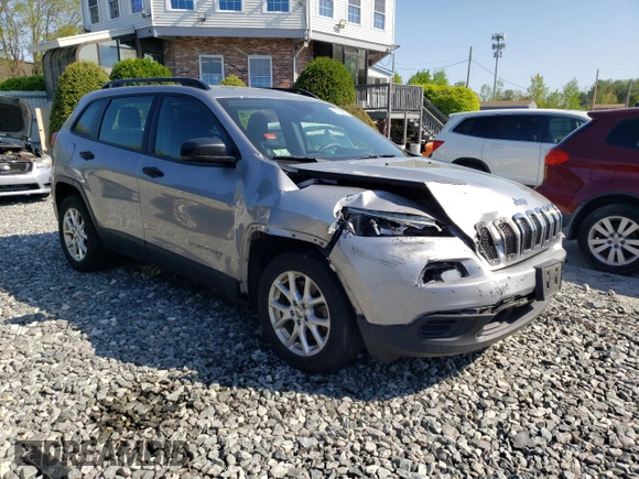 2015 Jeep Cherokee Sport z VIN 1C4PJLAB4FW731128, wystawiony jako Copart lot #56358915 z przebiegiem 100 455 mil mil oraz Czysty tytuł • Clean title. Historia ofert i sprzedaży dostępna na DreamBid. Obrazek 4.