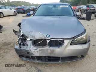 2005 BMW 5 Series 525i with VIN WBANA53525B863723, listed as a Copart auction lot 61230645 with 209,294 mi miles and Salvage title. Bid and sale history available at DreamBid. Image 5.