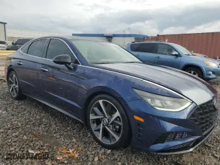 2022 Hyundai Sonata SEL Plus with VIN 5NPEJ4J26NH146990, listed as a Copart auction lot 42778375 with 72,077 mi miles and Salvage Title. Bid and sale history available at carsss.com. Image 4.
