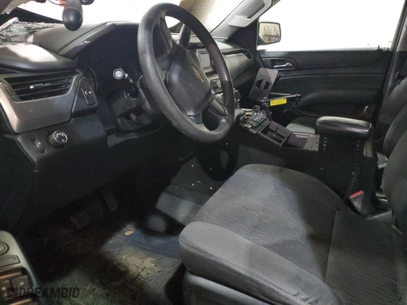 2017 Chevrolet Tahoe Commercial with VIN 1GNLCDECXHR150484, listed as a Copart auction lot 43262125 with 0 mi miles and Salvage Title. Bid and sale history available at carsss.com. Image 8.