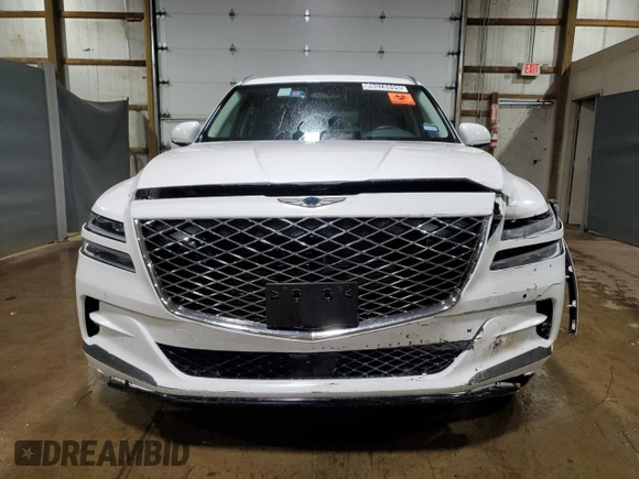 2024 Genesis GV80 with VIN KMUHBDSB5RU170442, listed as a Copart auction lot 58028895 with 25,823 mi miles and Salvage title. Bid and sale history available at DreamBid. Image 5.